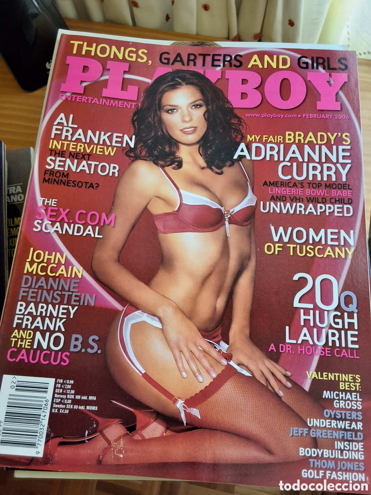 Magazines: Playboy americano mensual revista erotica desnudos mujeres 2006/2 Adrianne Curry