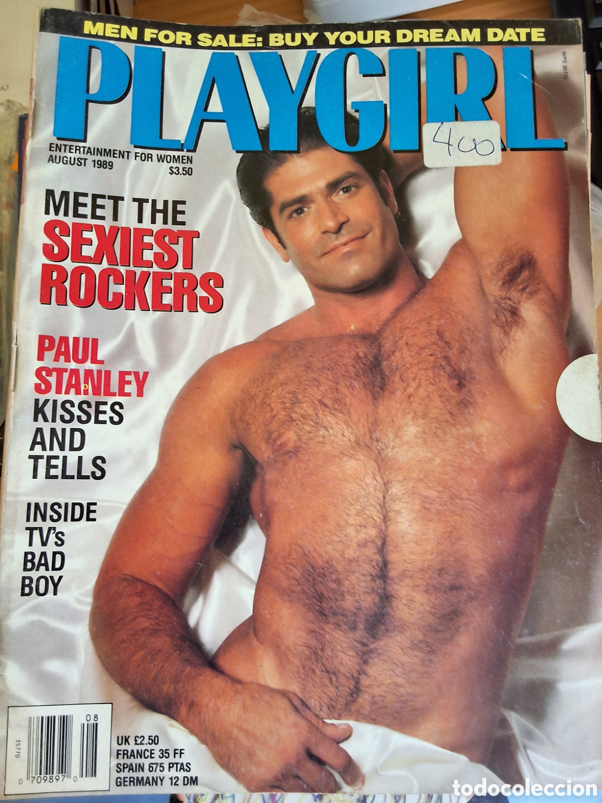 Journals: Playgirl americano revista erotica desnudos masculinos 1989 agosto