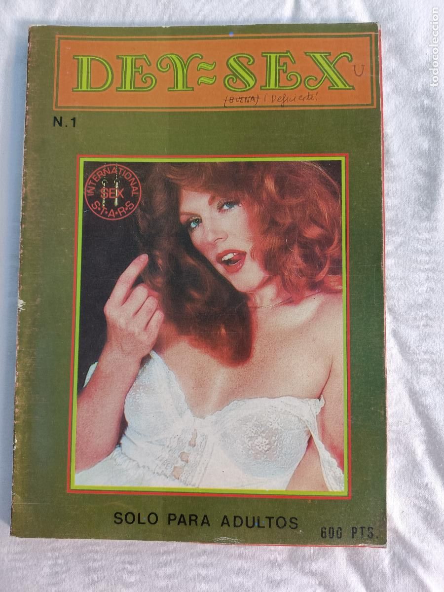 Magazines: DEY SEX 1. INTERNATIONAL SEX STARS. ADULTOS. EROTICA. PORNO