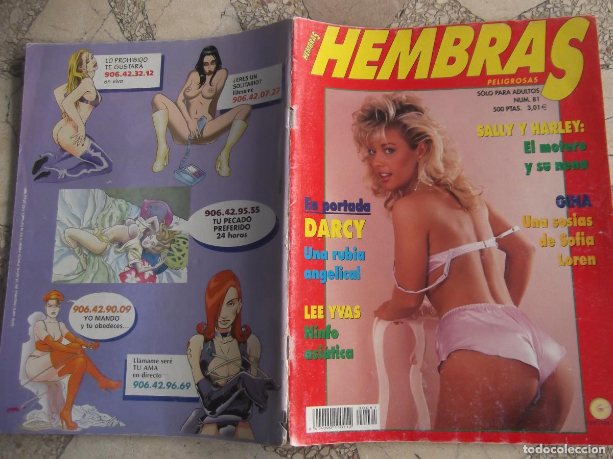 Zeitschriften: hembras n&ordm; 81, revista erotica espa&ntilde;ola ,solo para adultos