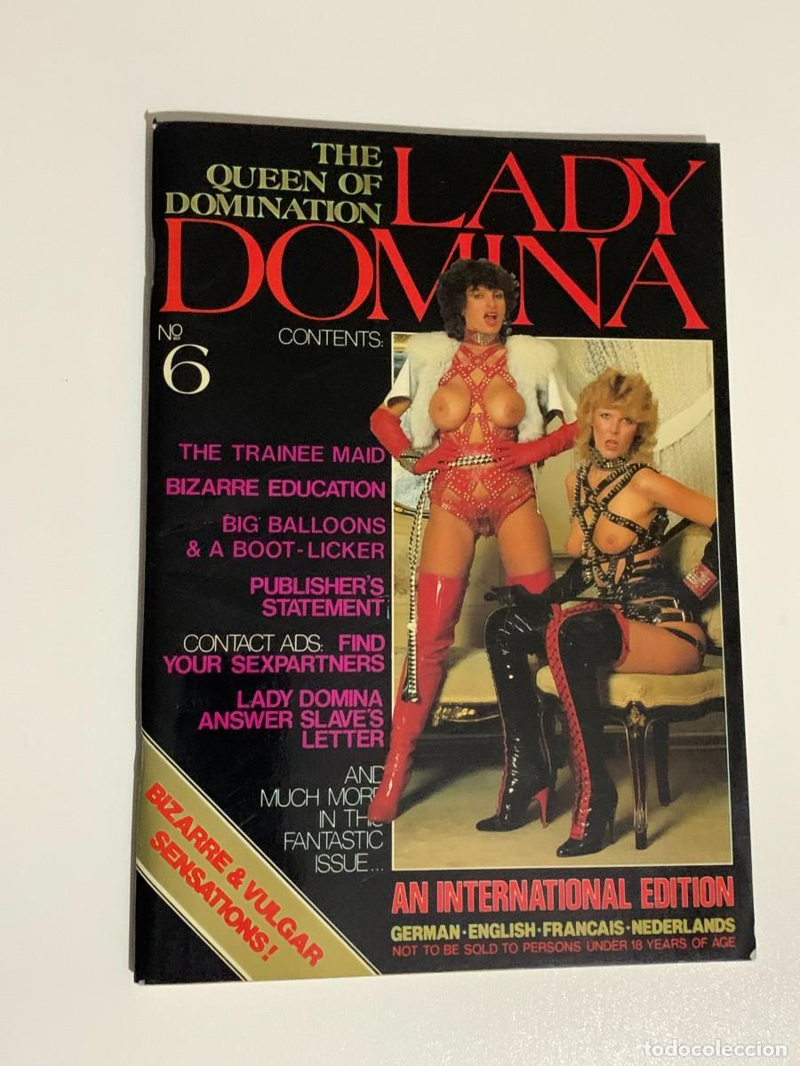 Journals: LADY DOMINA Vol.3 No.6 + POSTER TERESA ORLOWSKI EDITION 1983 SASHA ALEXANDER