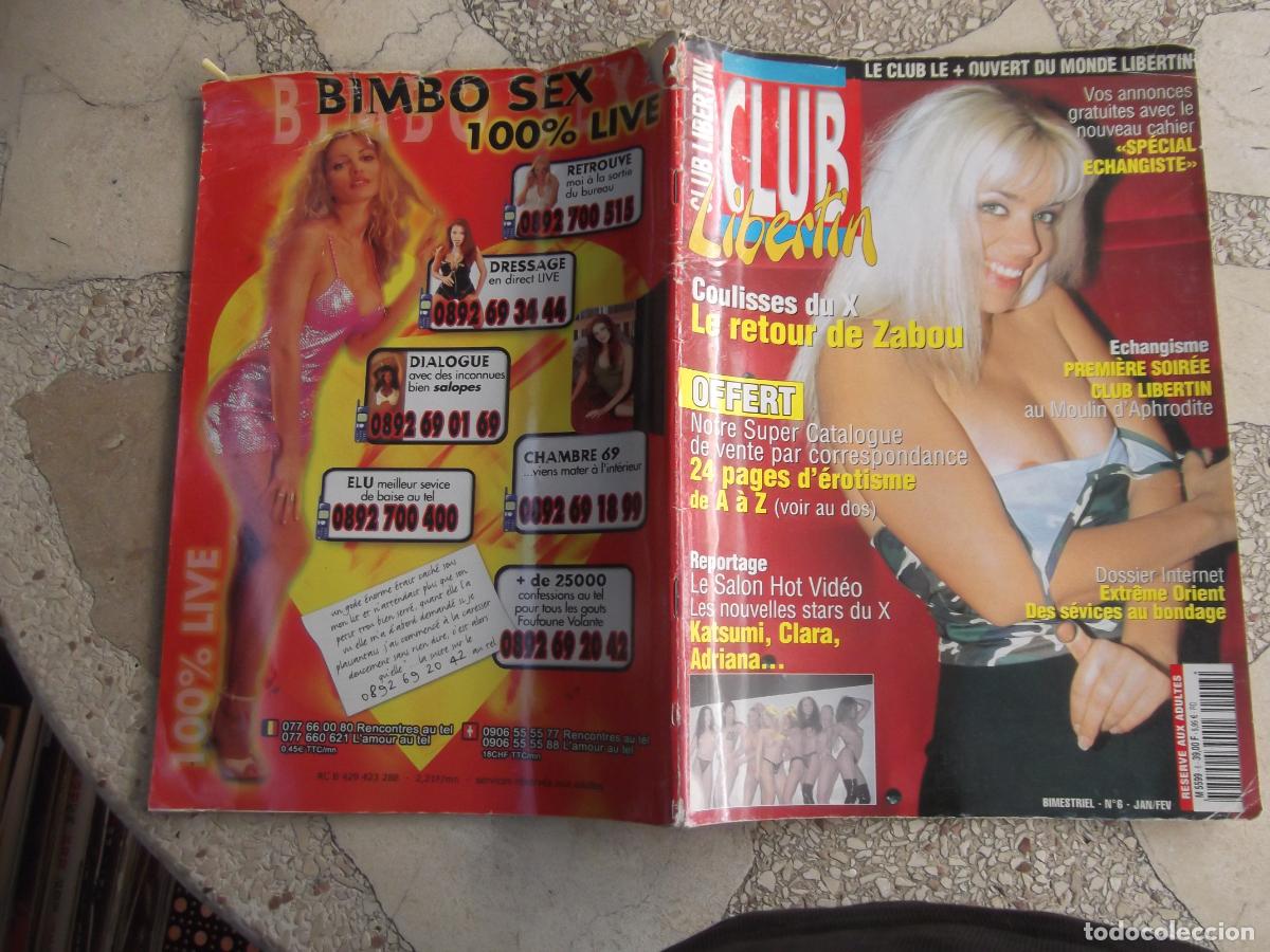 Journals: club libertin n&ordm; 6 ,revista erotica en frances,solo para adultos
