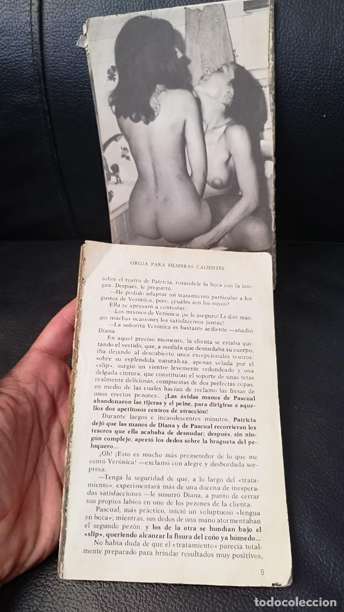 Journals: Antigua novela,libro porno orgia para hembras calientes.Incompleto fotos en color y blanco y negro.