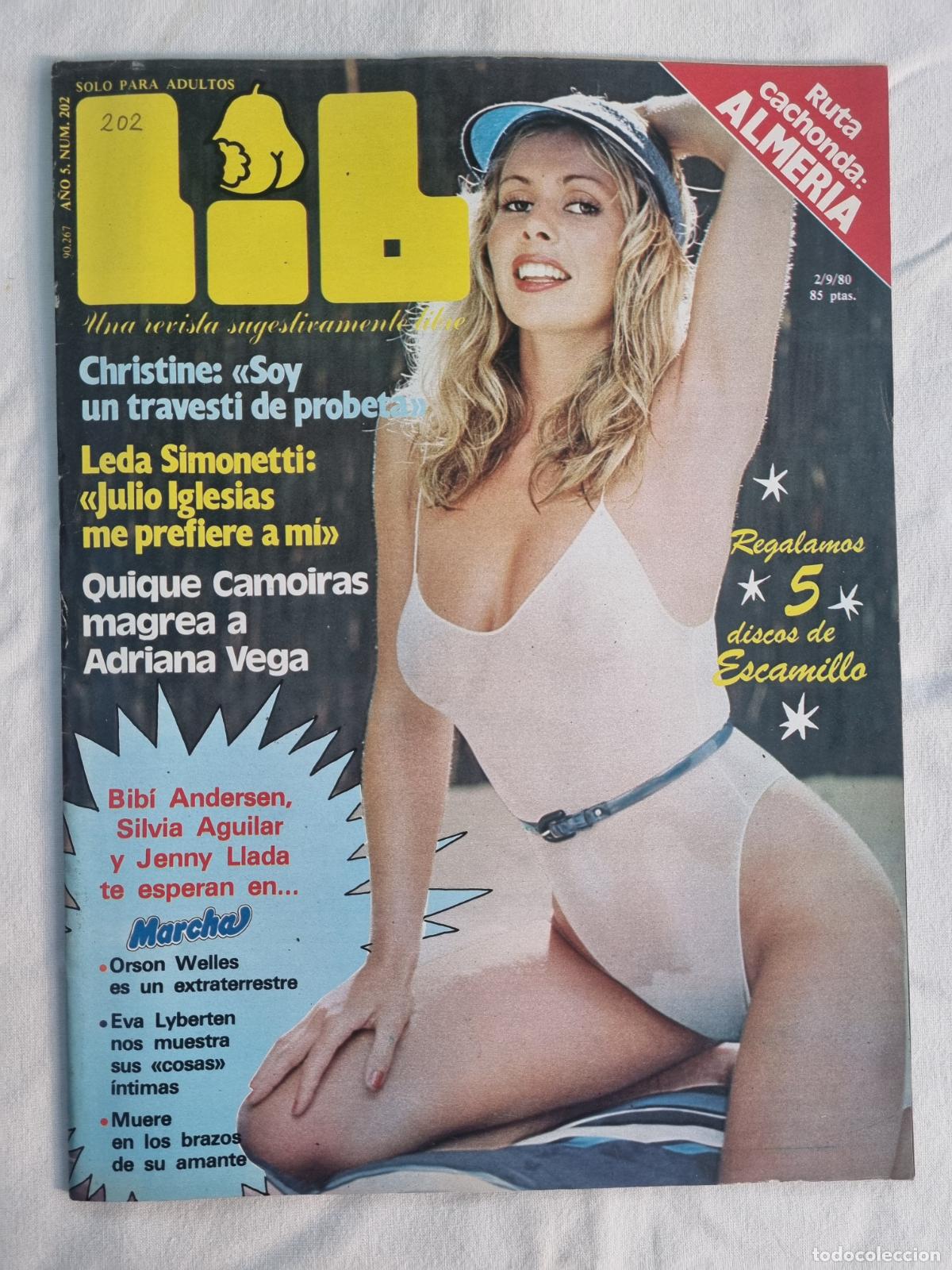 Journals: REVISTA LIB N&ordm;202: CHRISTINE, LEDA SIMONETTI, ZULMA MENOTTI, EMMANUELLE PAREZE, INCLUYE P&Oacute;STER