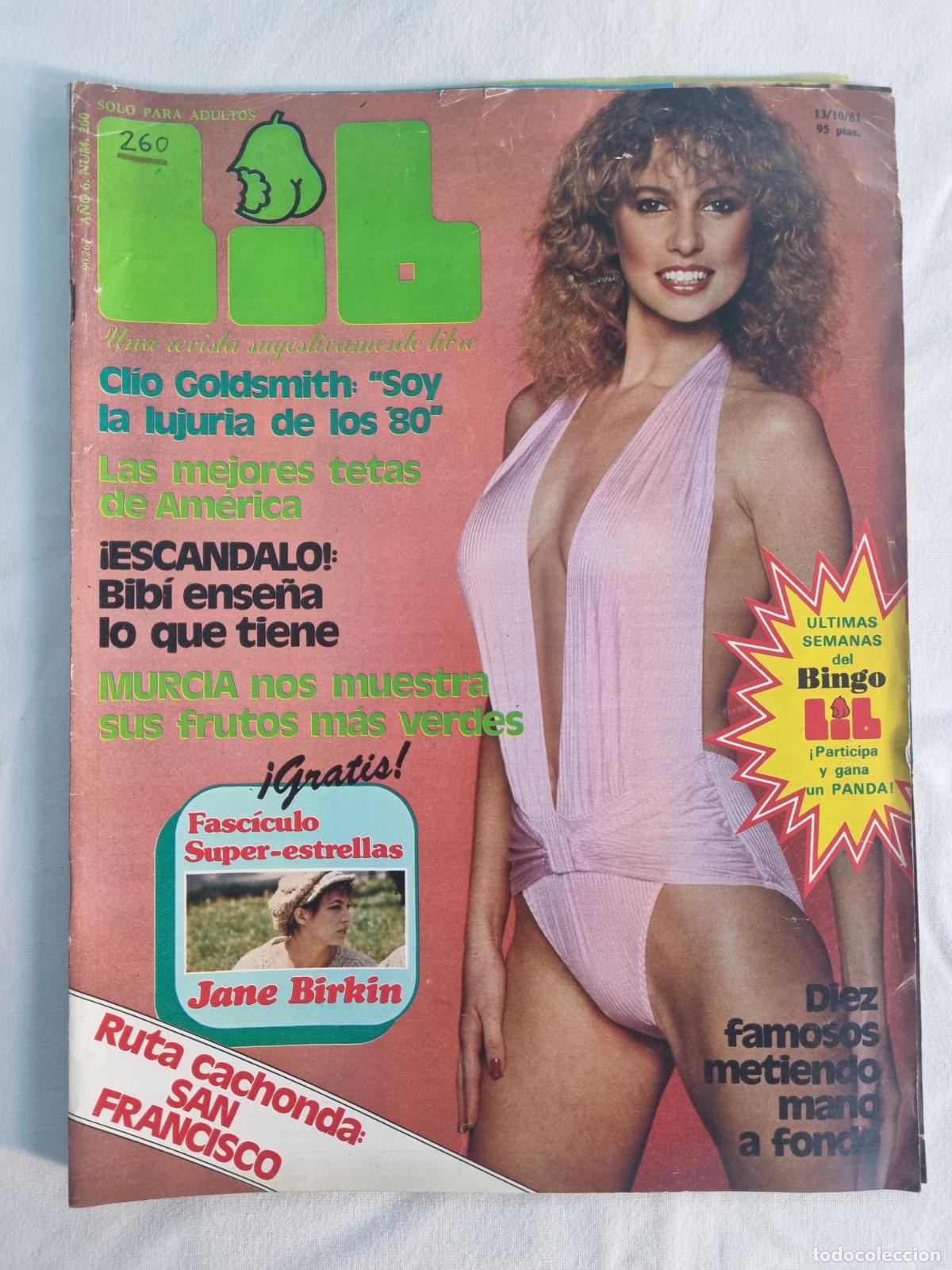 Zeitschriften: REVISTA LIB N&ordm;260: CL&Iacute;O GOLDSMITH, BIBI ANDERSEN, SUSAN NEVILLE, CONCURSO DE TETAS, SUSANA ESTRADA