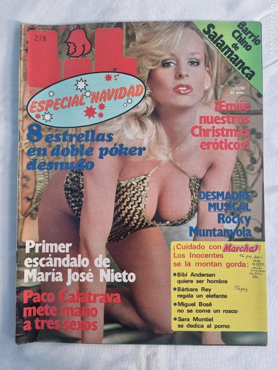 Journals: REVISTA LIB N&ordm;218: LYNDA CARTER, YEDA BROWN, PACO CALATRAVA, BARBARA BACH, JENNY LLADA, INGRID MAYER