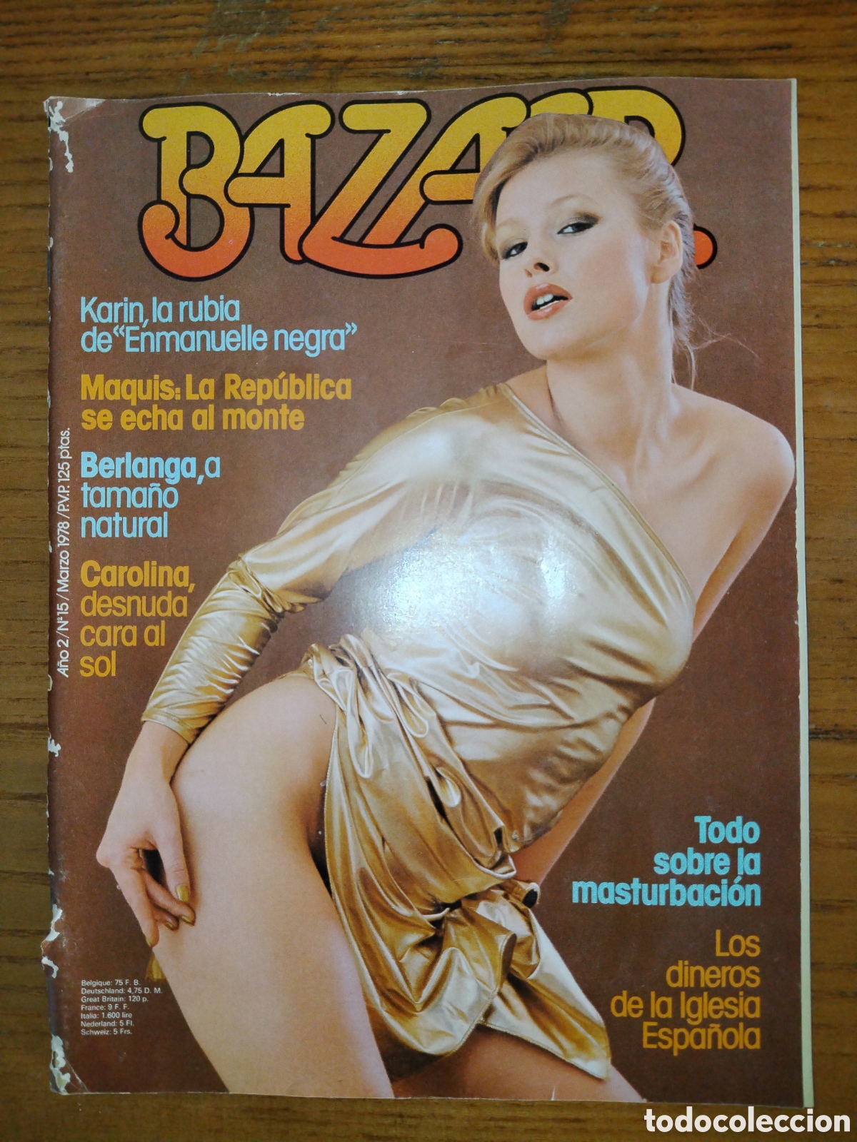 Journals: Revista er&oacute;tica Bazaar. N&ordm; 15 marzo 1978