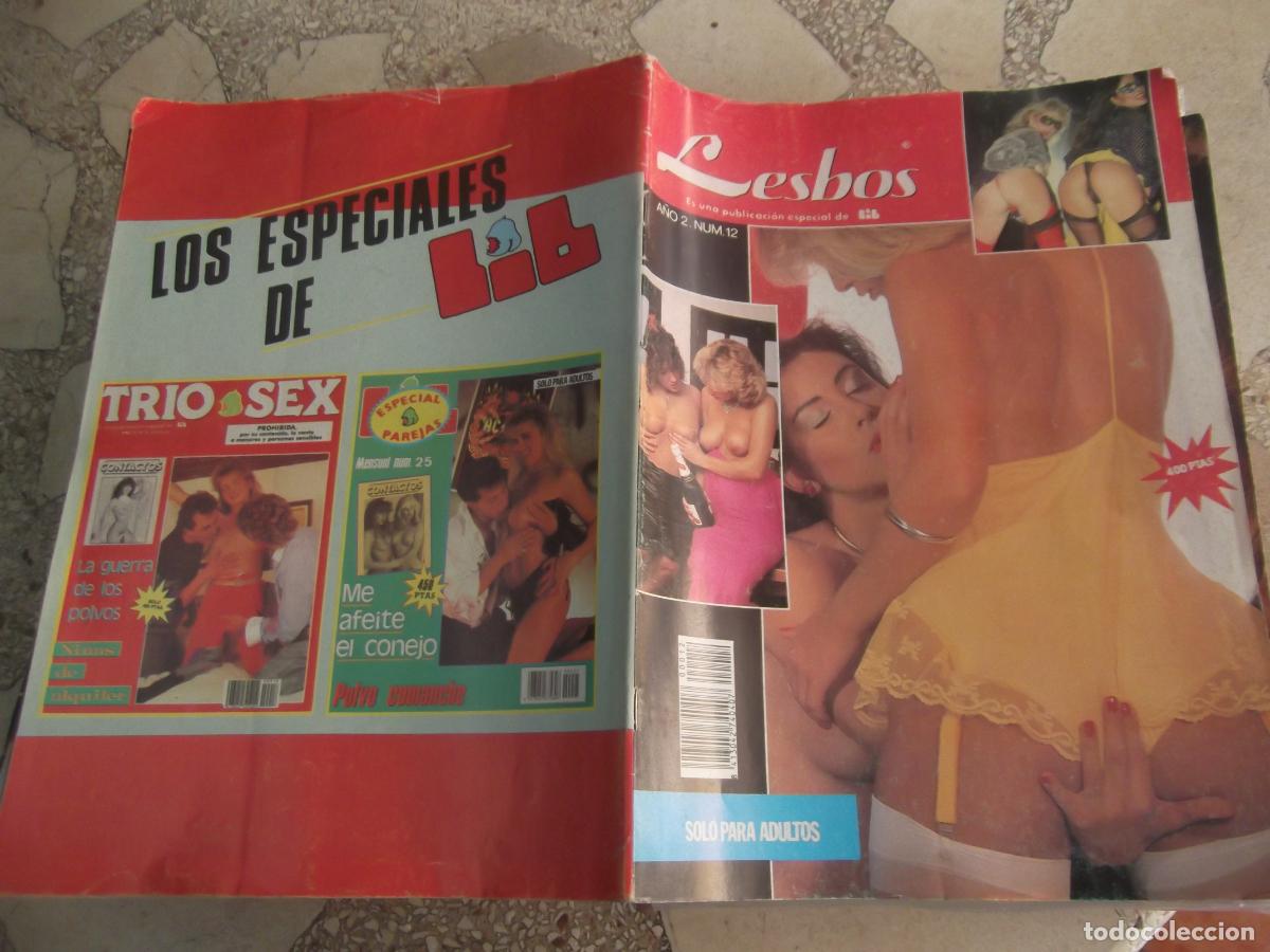 Zeitschriften: lesbos, lib , n&ordm; 12, revista erotica espa&ntilde;ola ,solo para adultos