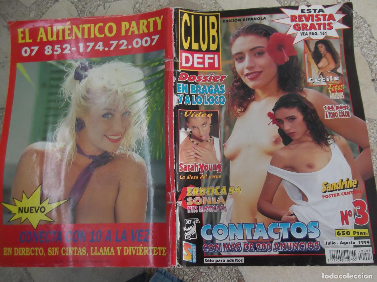 Zeitschriften: club defi n&ordm; 3, revista erotica espa&ntilde;ola ,solo para adultos