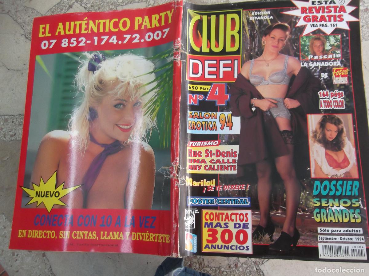 Zeitschriften: club defi n&ordm; 4, revista erotica espa&ntilde;ola ,solo para adultos