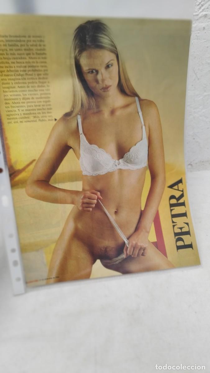 Journals: 1 hoja suelta de revista para adultos,er&oacute;tico mujer desnuda Petra.