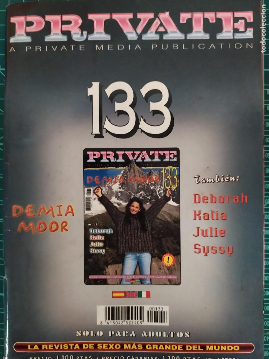 Revistas: REVISTA PRIVATE N&ordm; 133 BERTH MILTON, PORNO SOLO ADULTOS