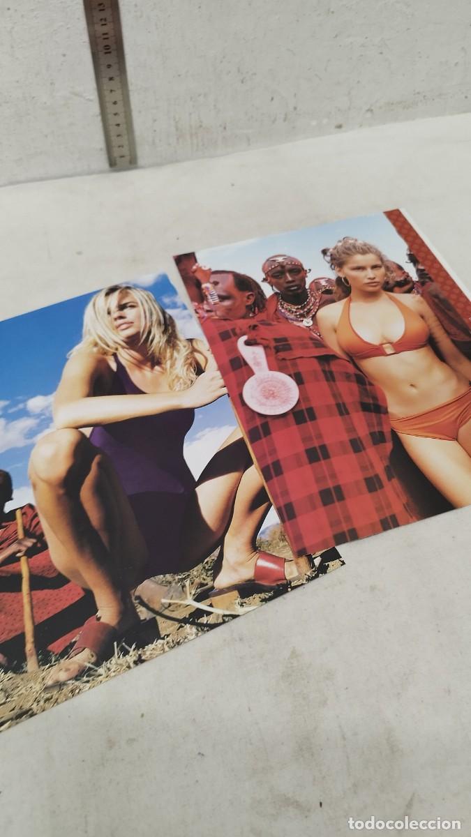 Journals: 4 hojas sueltas de revista para adultos,er&oacute;tico mujer desnuda.