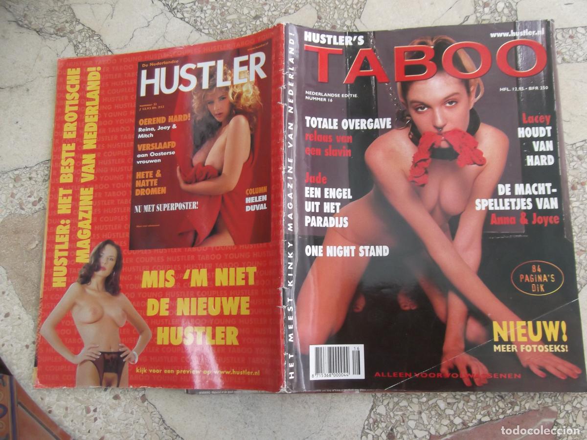 Zeitschriften: hustler's, taboo n&ordm; 16 ,erotica holandesa, solo para adultos,