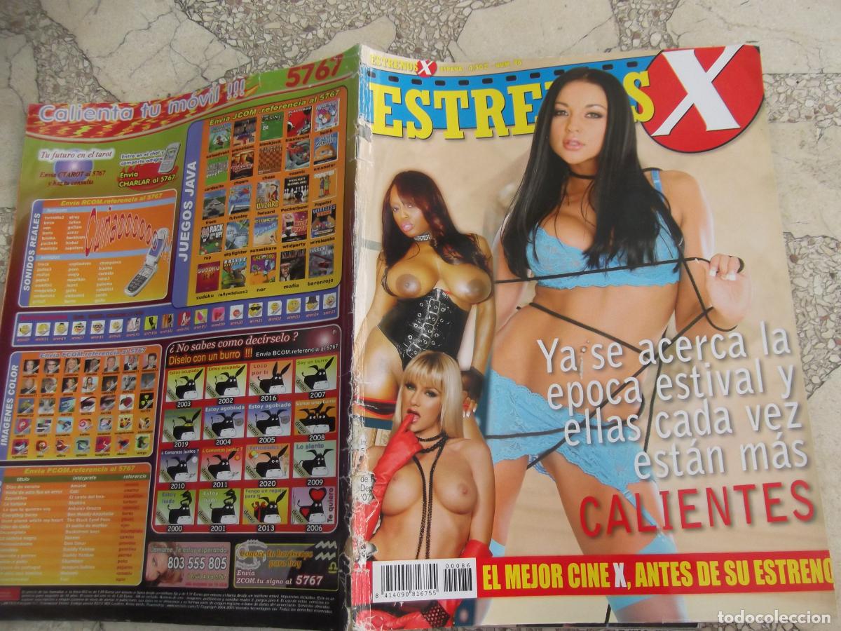 Zeitschriften: estrenos x n&ordm; 86 ,erotica espa&ntilde;ola , solo para adultos