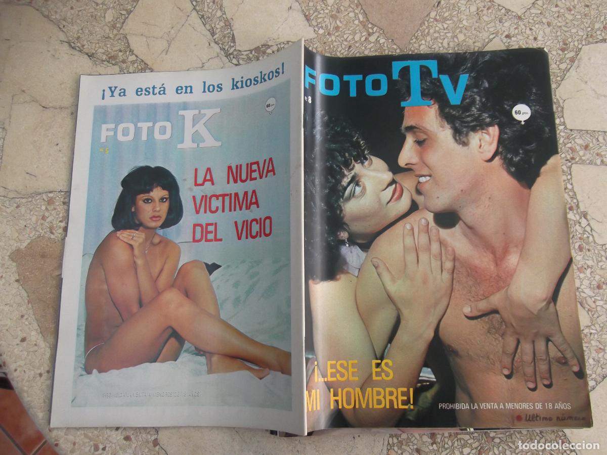 Zeitschriften: revista foto tv n&ordm; 8, ese es mi hombre, fotonovela color, erotica espa&ntilde;ola ,solo para adultos