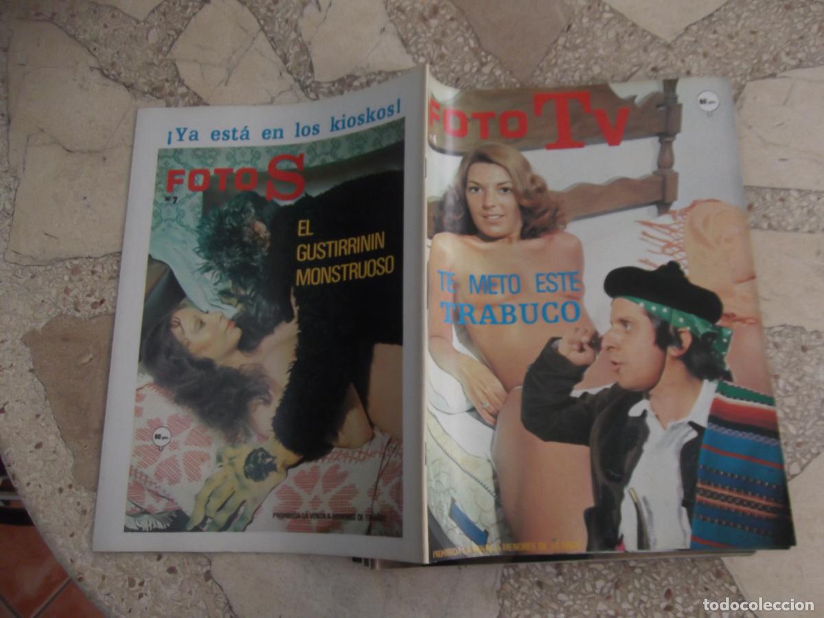 Zeitschriften: revista foto tv n&ordm; 4, me meto este trabuco, fotonovela color, erotica espa&ntilde;ola ,solo para adultos