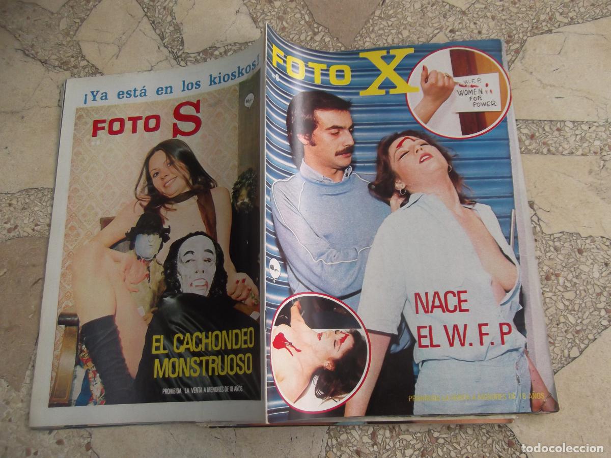 Zeitschriften: revista foto x n&ordm; 8,nace el w.f.p , fotonovela color, erotica espa&ntilde;ola ,solo para adultos