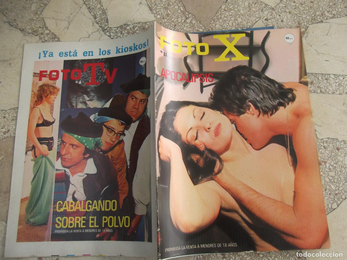 Zeitschriften: revista foto x n&ordm; 11, apocalipsis , fotonovela color, erotica espa&ntilde;ola ,solo para adultos
