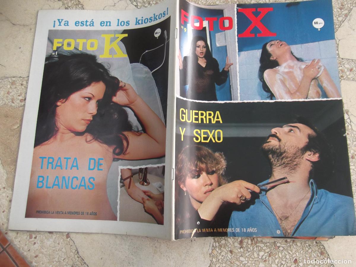 Zeitschriften: revista foto x n&ordm; 9, guerra y sexo , fotonovela color, erotica espa&ntilde;ola ,solo para adultos