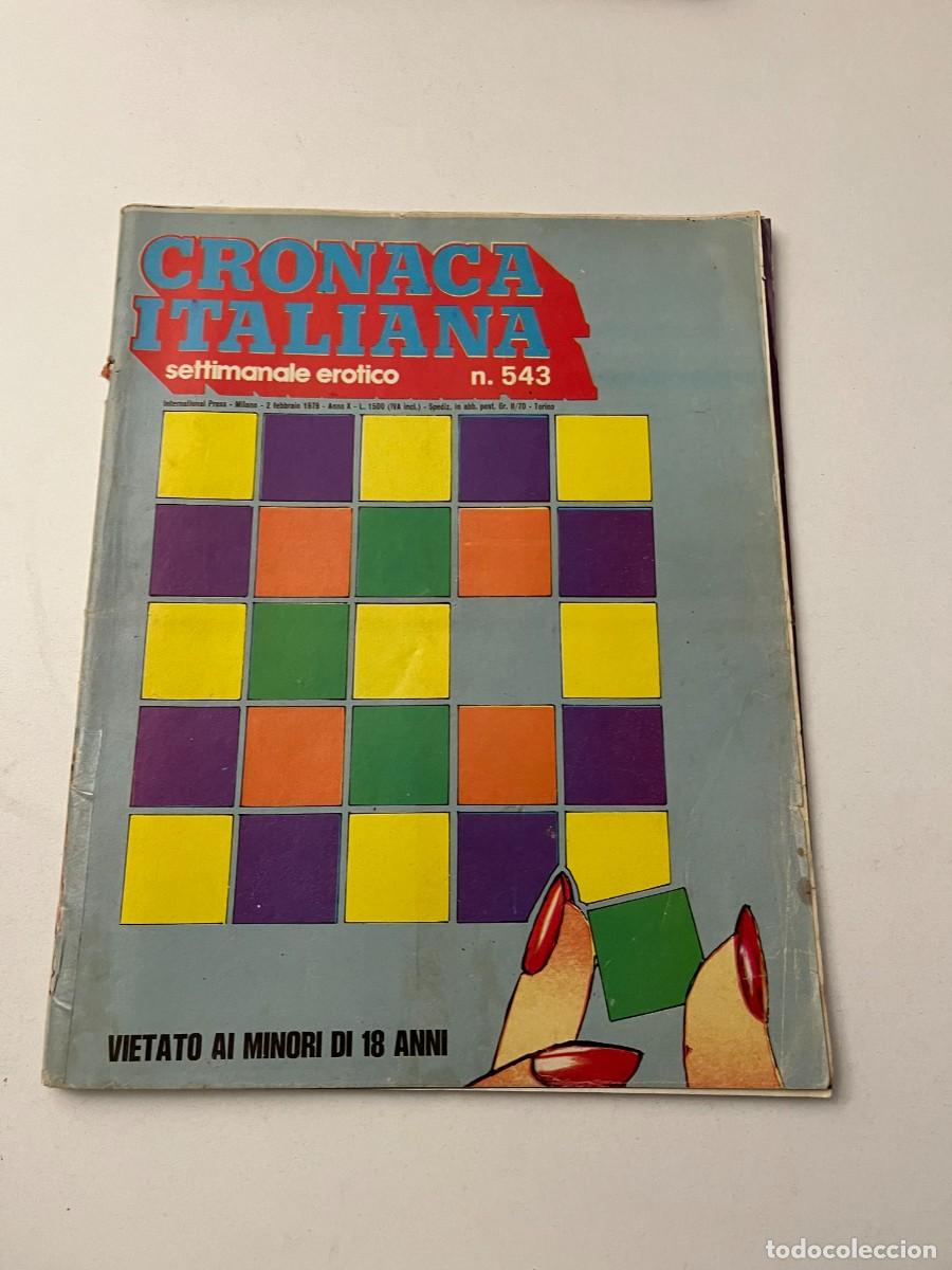 Revistas: (12/10/24) vintage magazine CRONACA ITALIANA n.543 -gay-lesbian-bizzarre-(VEDI FOT0!!)