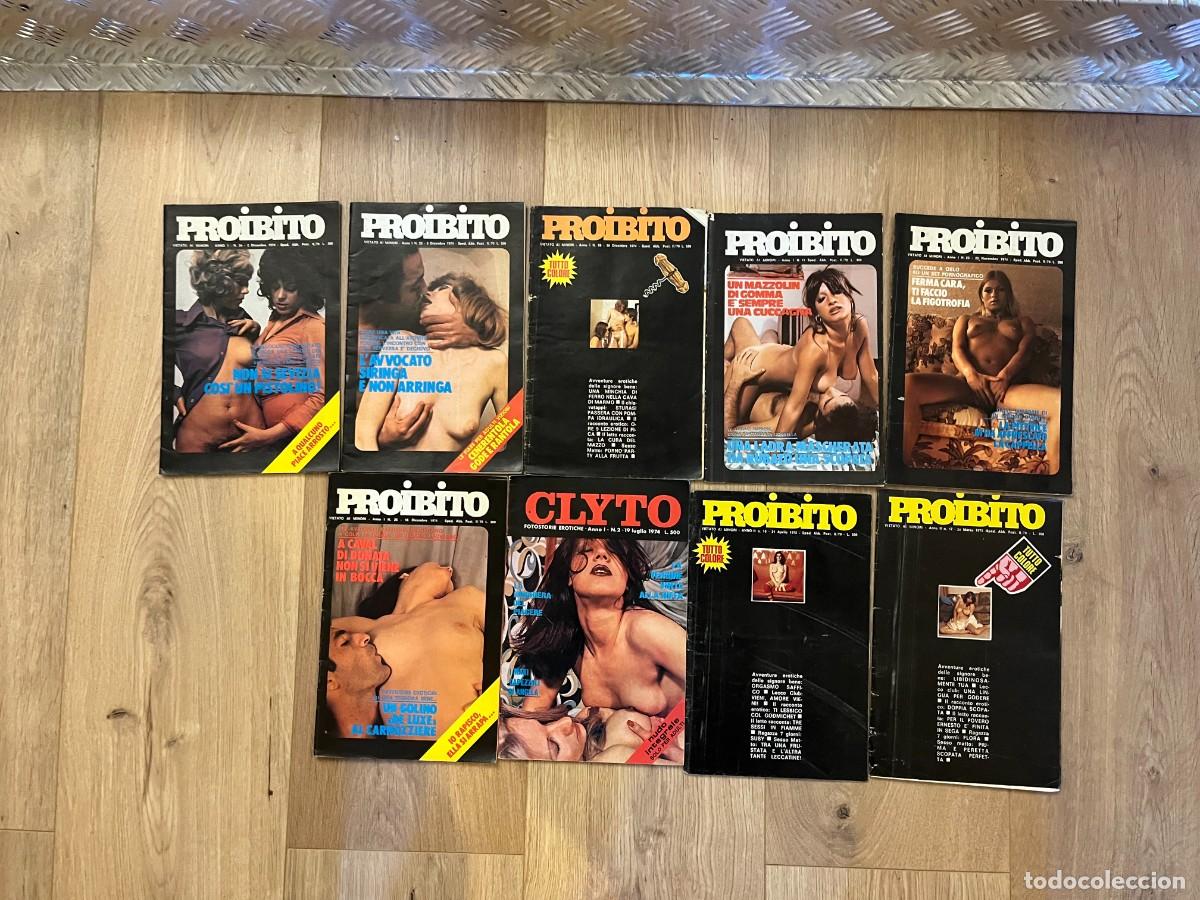 Journals: (12/10/24) 9 vintage magazine : 8 PROIBITO & 1 CLYTO -gay-lebian-bizzarre-(VEDI FOT0!!)