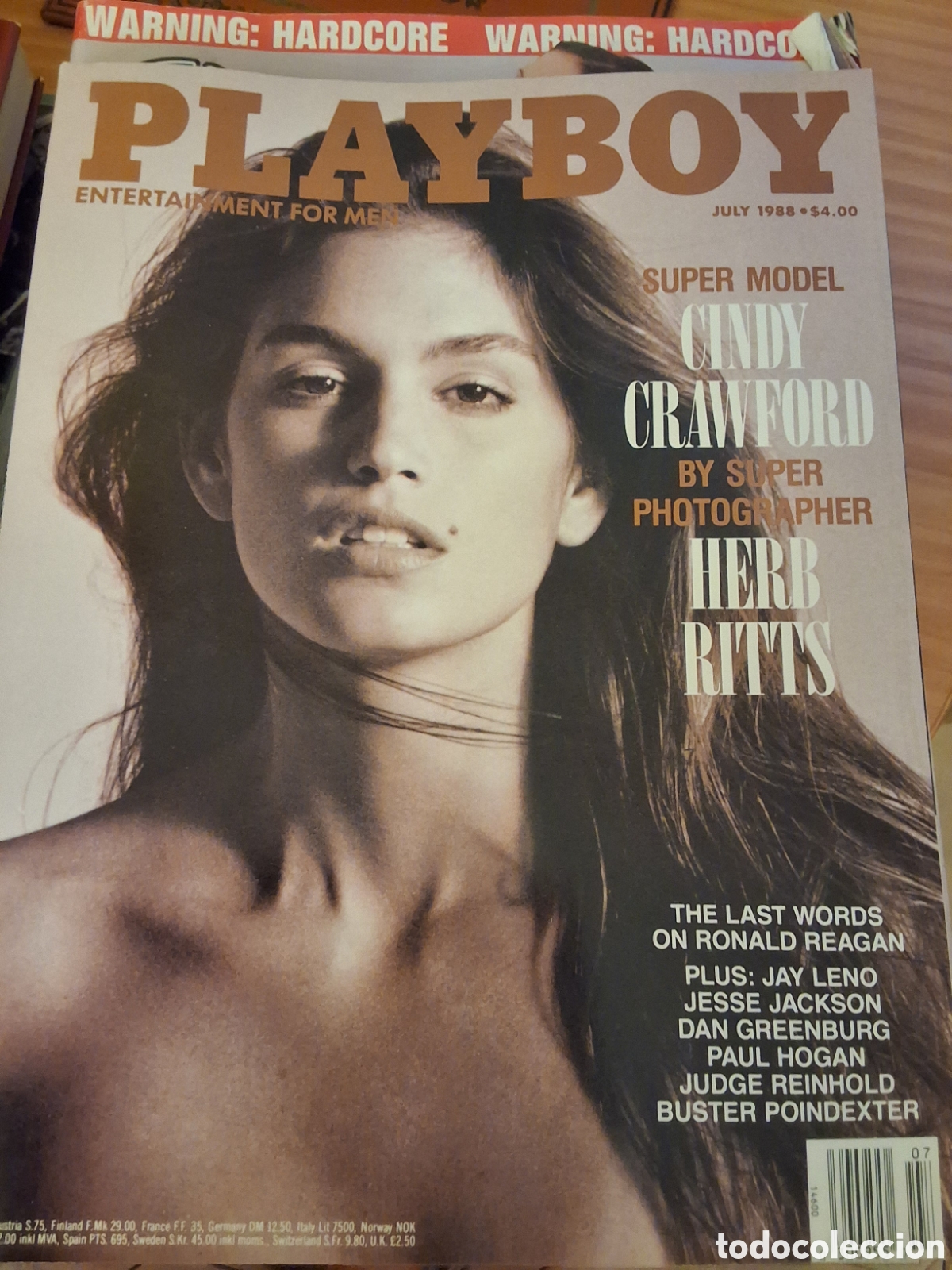 Revistas: Playboy americano mensual revista erotica desnudos mujeres 1988/7 Cindy Crawford
