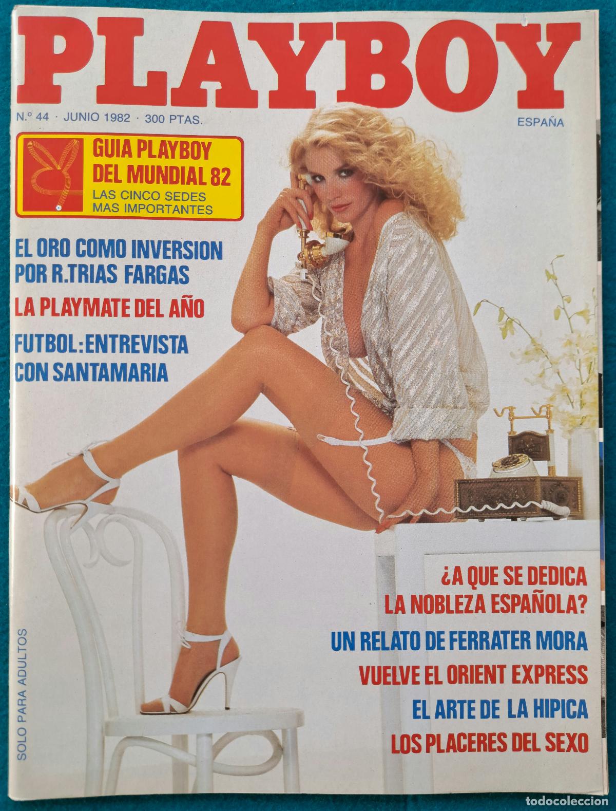 Journals: RW REVISTA EROTICA PLAY BOY ESPA&Ntilde;A N&ordm; 44 JUNIO 1982 CON POSTER LINDA RHYS VANGHN
