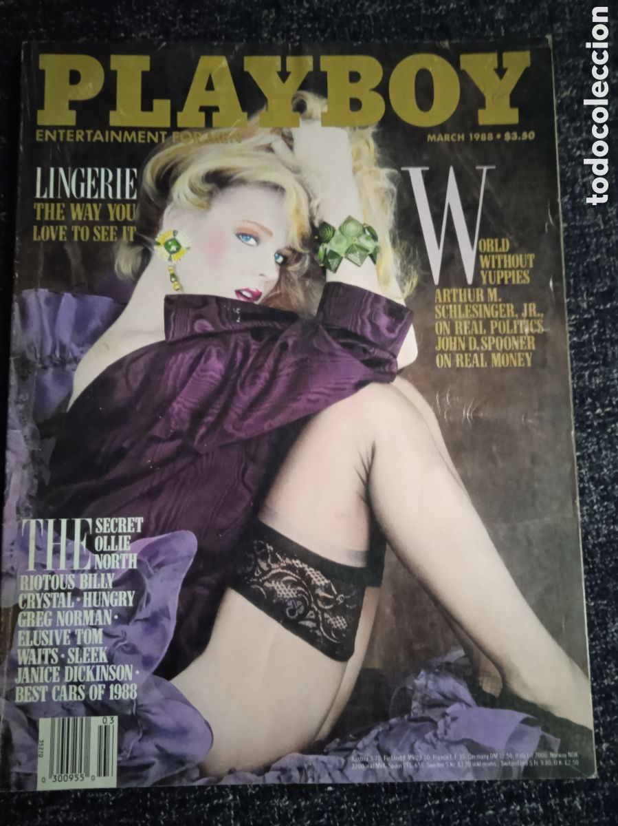 Zeitschriften: PLAYBOY MARCH 1988, Janice Dickinson, Susie Owens ( EDICI&Oacute;N AMERICANA )