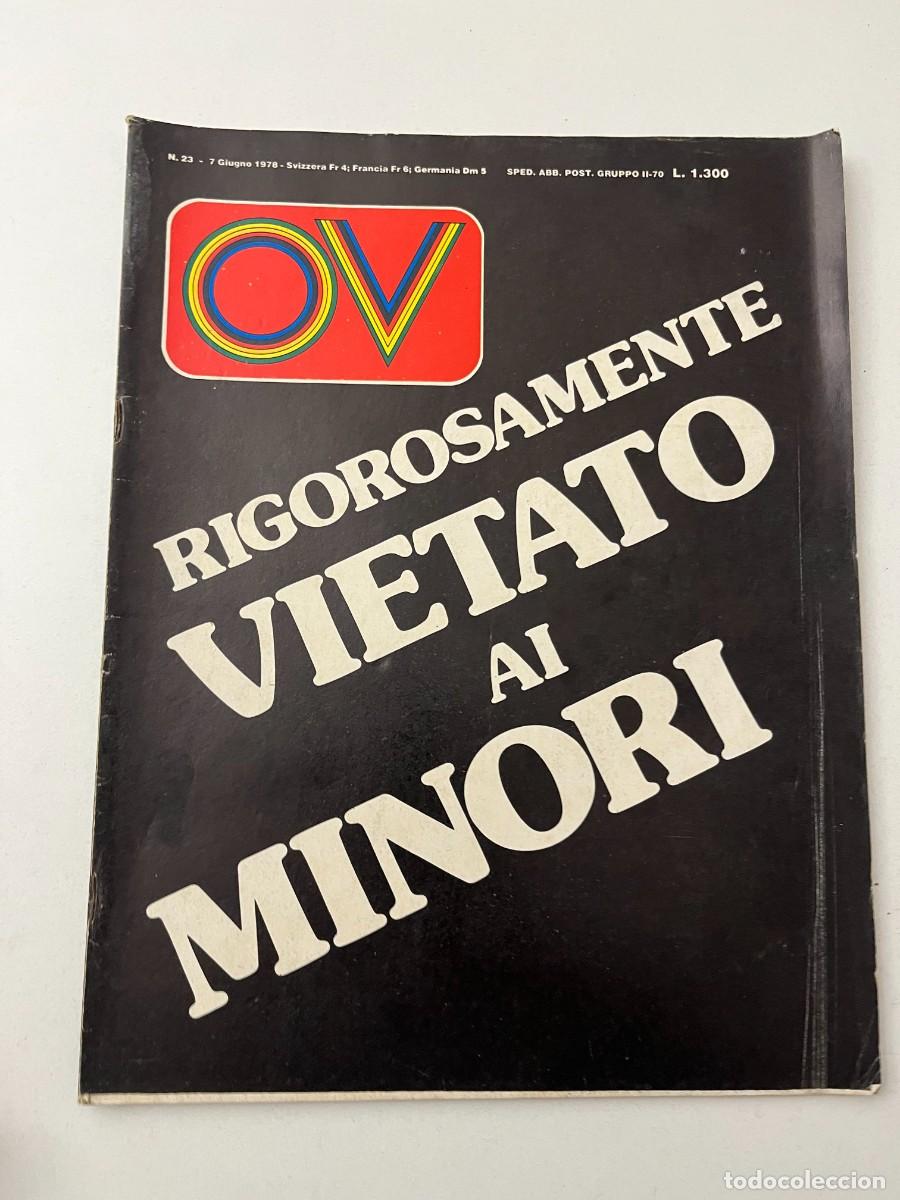 Journals: (14/10/24) vintage magazine : OV n.23 -young models-bizzarre-orgy-lesbian (VEDI FOT0!!)