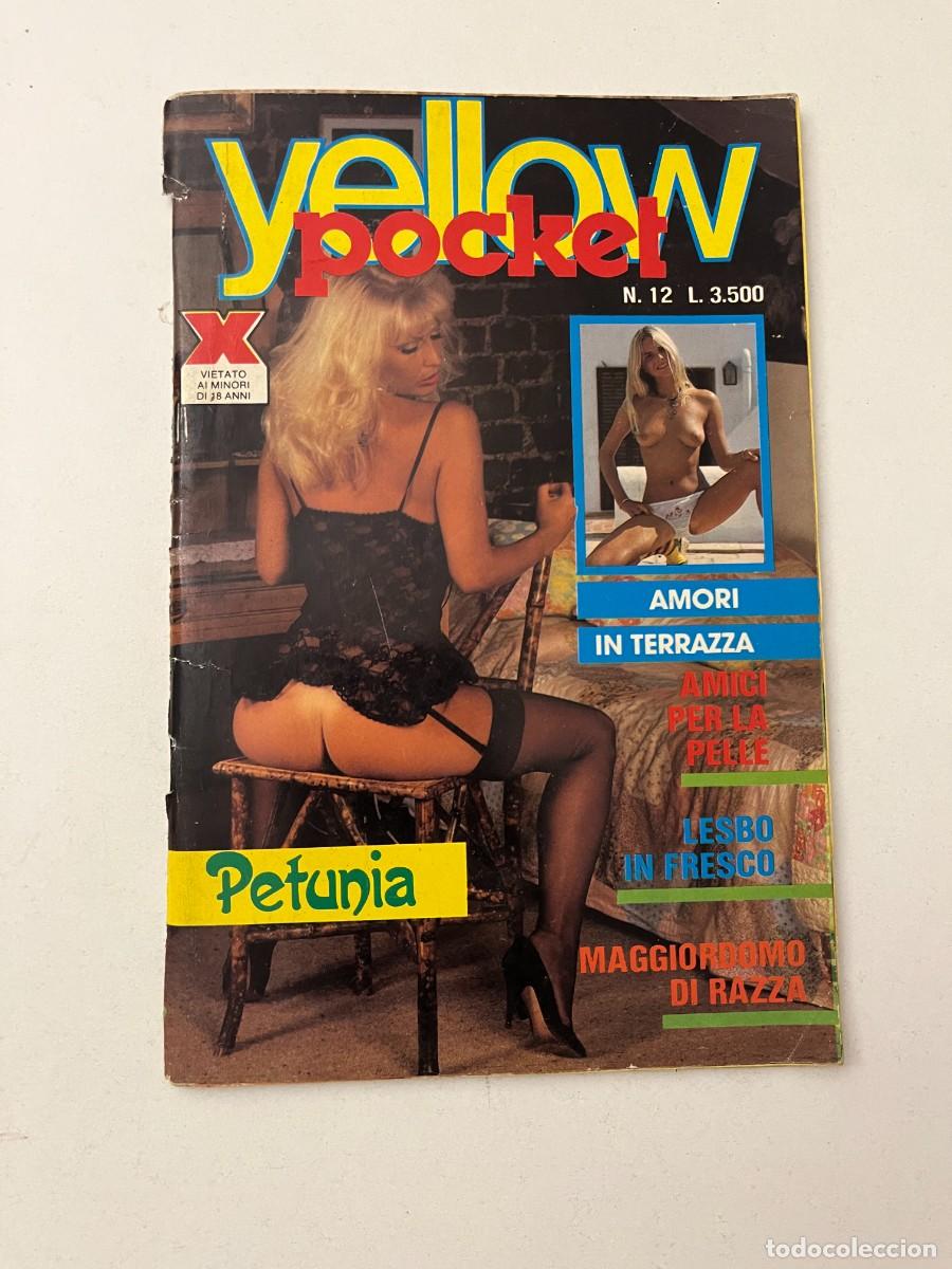Journals: (15/10/24) vintage magazine : YELLOW POCKET N.12 -bizzarre-orgy-lesbian (VEDI FOT0!!)
