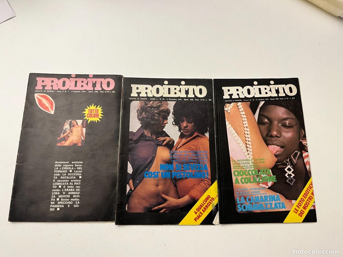 Journals: (15/10/24) 3 vintage magazine : PROIBITO -bizzarre-orgy-lesbian (VEDI FOT0!!)
