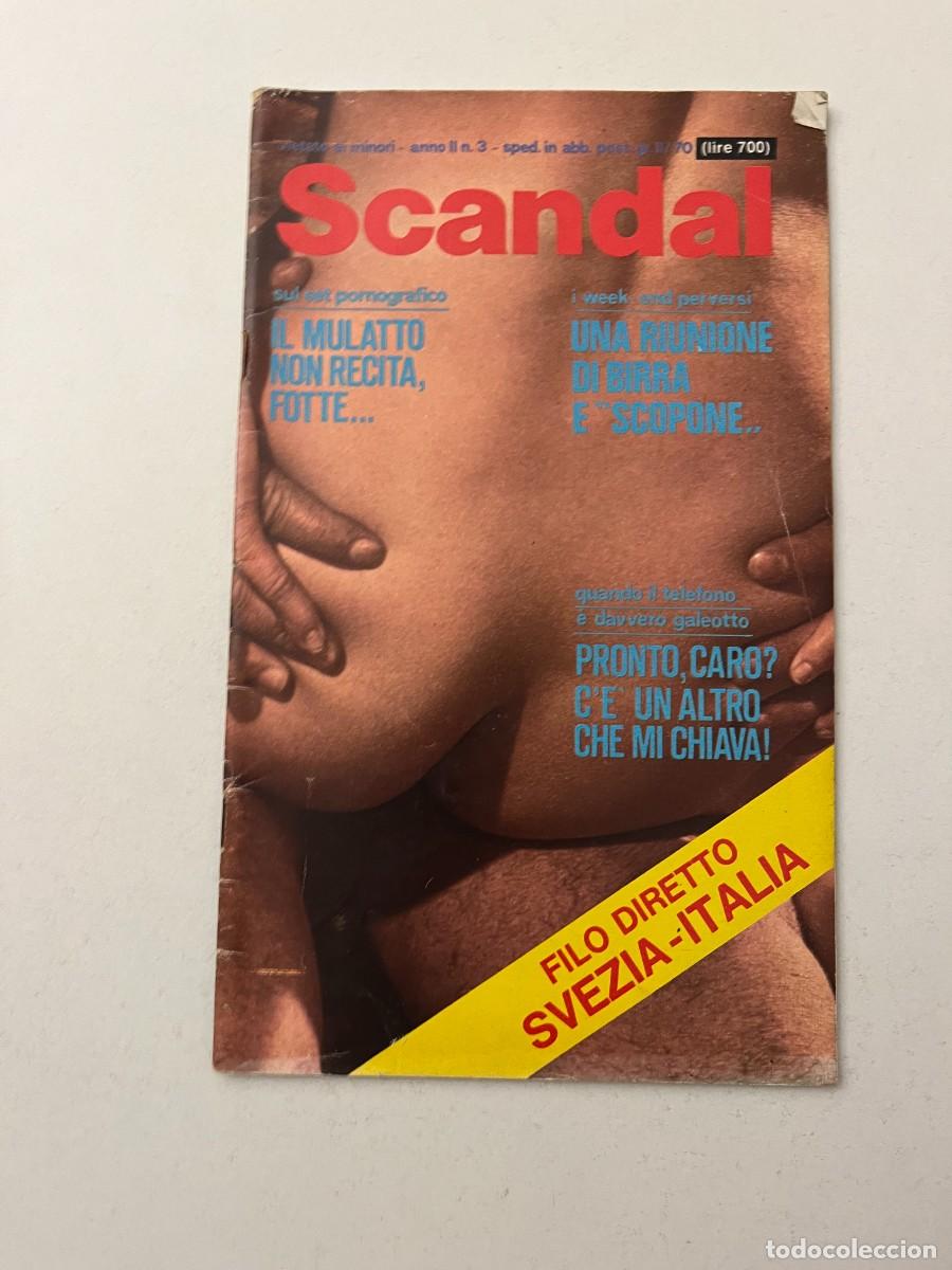 Magazines: (17/10/24) vintage magazine : scandal anno 2 n.3 -bizzarre-lesbo-orgy- (vedi foto!!)