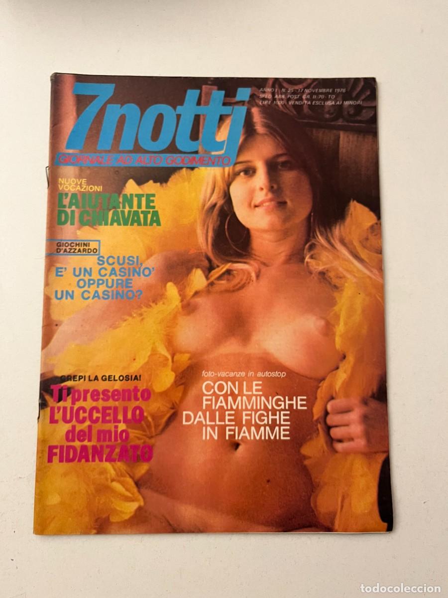 Magazines: (17/10/24) vintage magazine : 7 NOTTI n.25 -bizzarre-lesbo-orgy- (vedi foto!!)