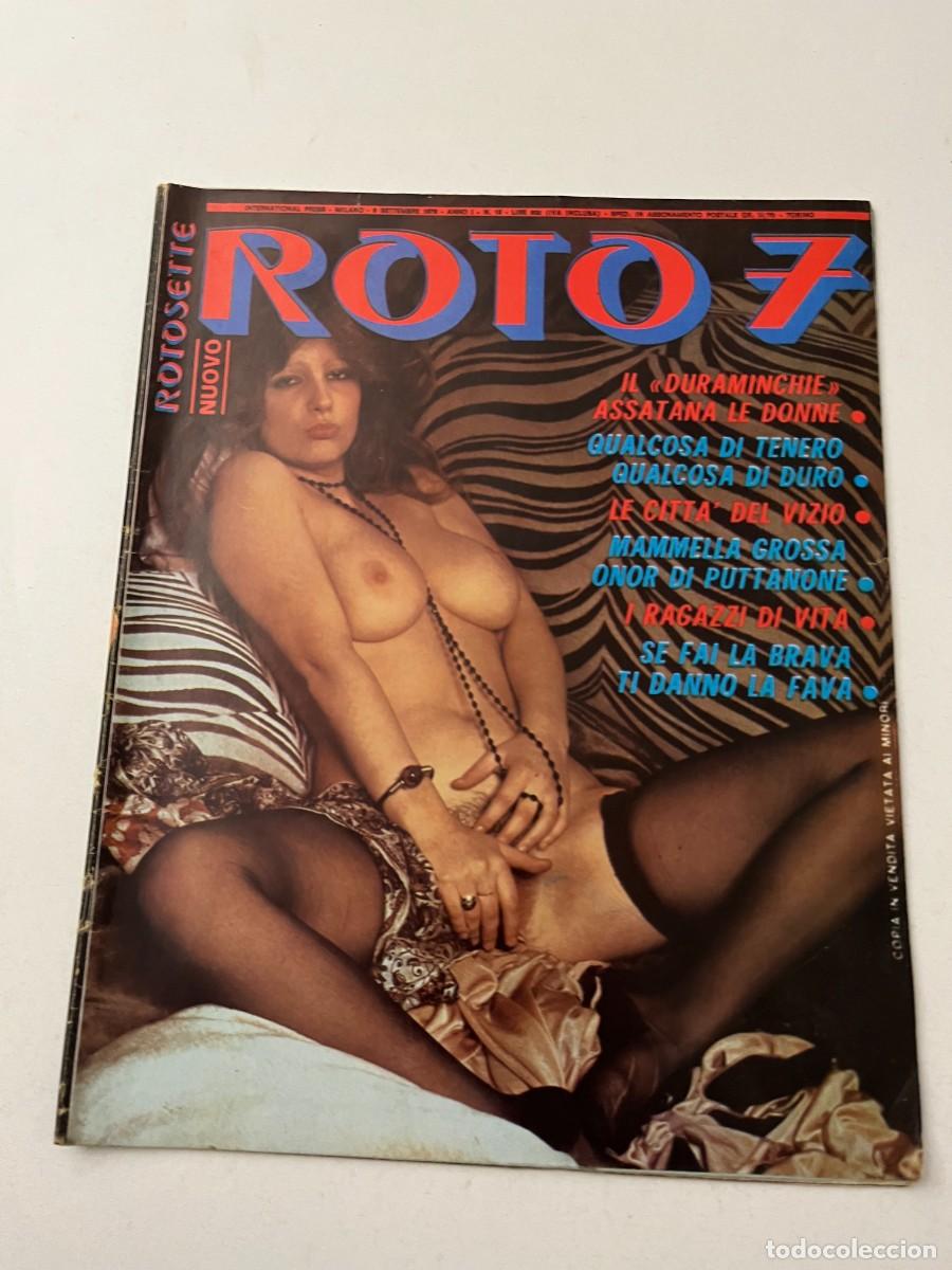 Zeitschriften: (18/10/24) vintage magazine : ROTO 7 n. -bizzarre-lesbo-orgy- (vedi foto!!)
