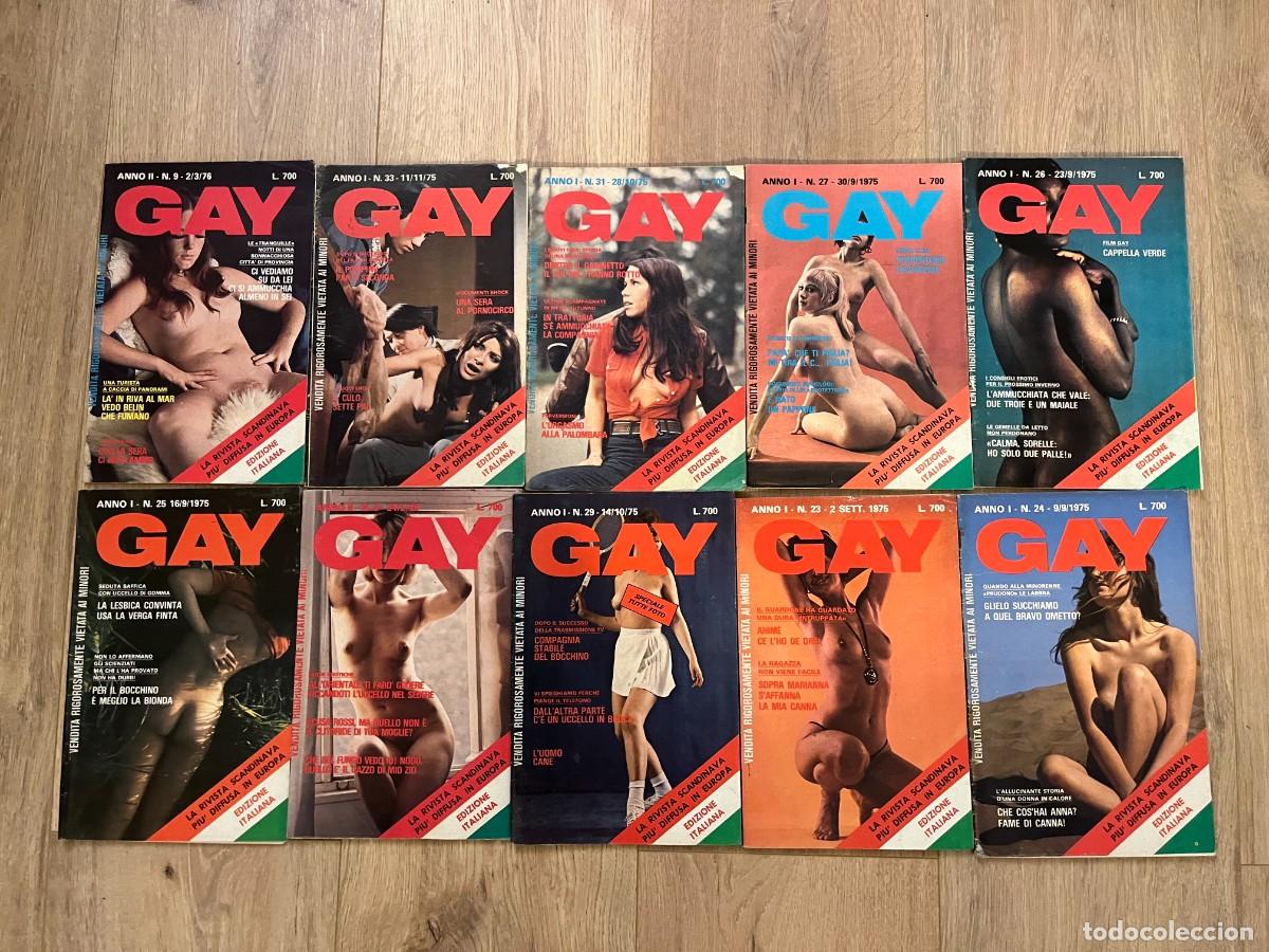 Zeitschriften: (18/10/24) 10 vintage magazine : GAY - BIZZAR-LESBO -ORGY- (vedi foto!!)