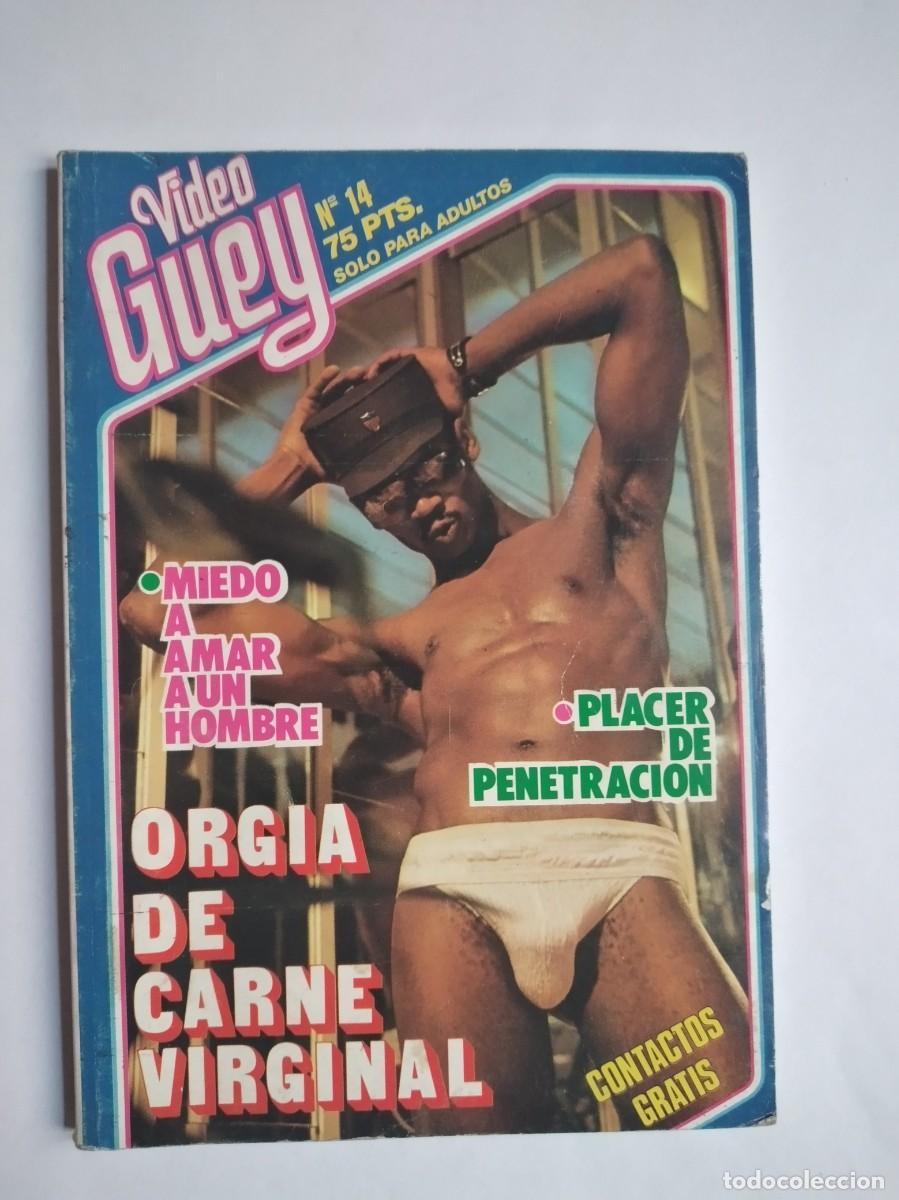 Zeitschriften: VIDEO GUEY N&ordm; 14 S&Oacute;LO ADULTOS REVISTA PORNO GAY DESNUDOS MASCULINOS A&Ntilde;OS 80