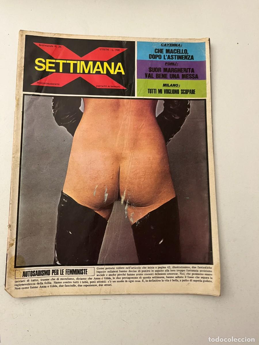 Journals: (21/10/24) vintage magazine : SETTIMANA X n.25 young models-bizzarre-lesbian- (vedi foto!!)