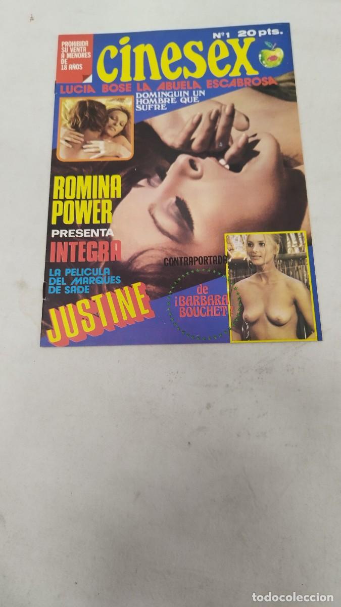 Zeitschriften: Antigua revista Cinesex, N&deg;1, Romina Power presenta integra.Contraportada deBarbara bouchet.