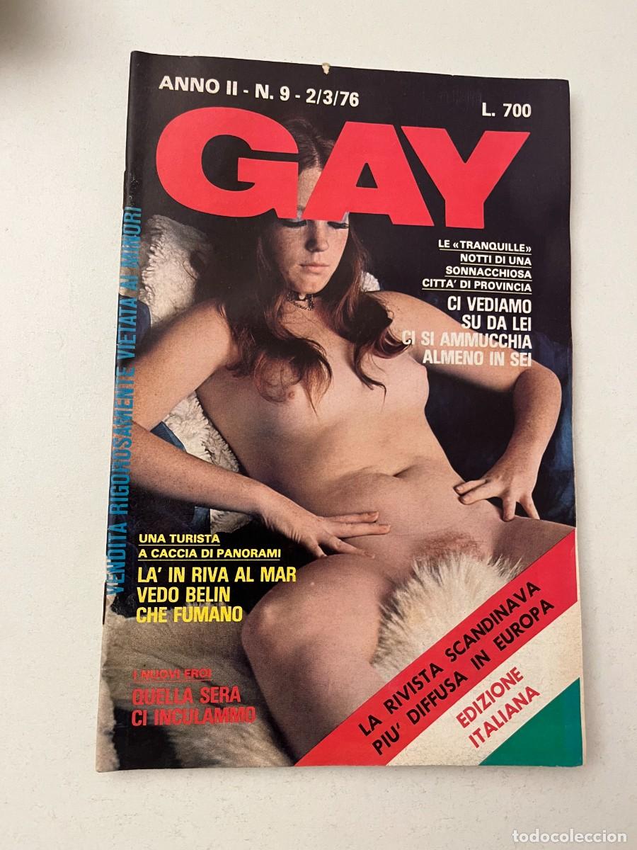 Revistas: (25/10/24) VINTAGE MAGAZINE GAY anno 2 n.9 1976 -bizzarre-orgy-lesbian-ecc..
