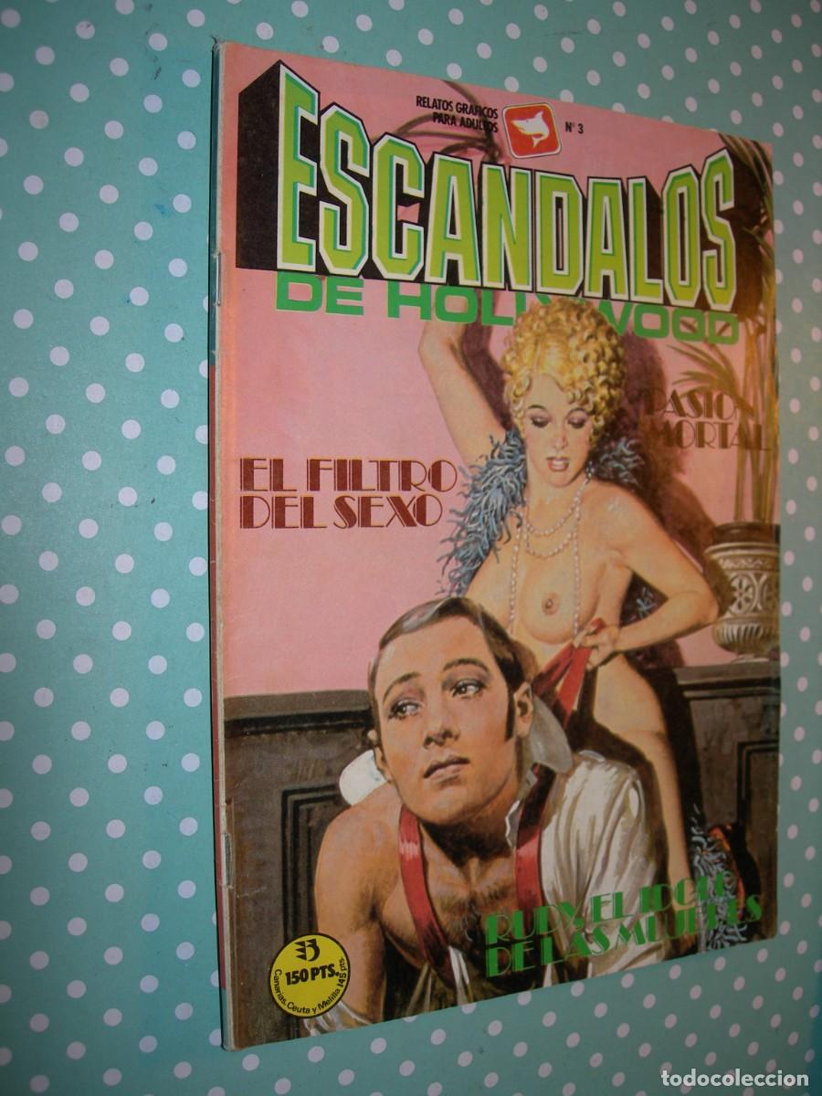Zeitschriften: ESC&Aacute;NDALOS DE HOLLYWOOD / REVISTA PORNO / ADULTOS