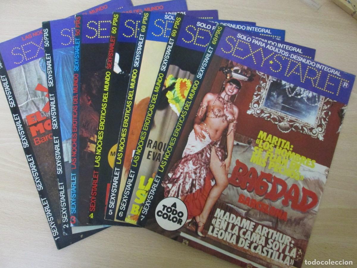 Revistas: De kiosco! Revista Sexy Starlet. Lote de 7 revistas. Las noches er&oacute;ticas del mundo. Ver fotos