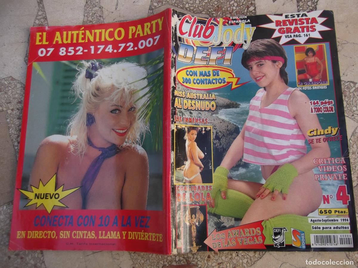 Journals: club jody defi,n&ordm; 4,, revista erotica espa&ntilde;ola ,solo para adultos