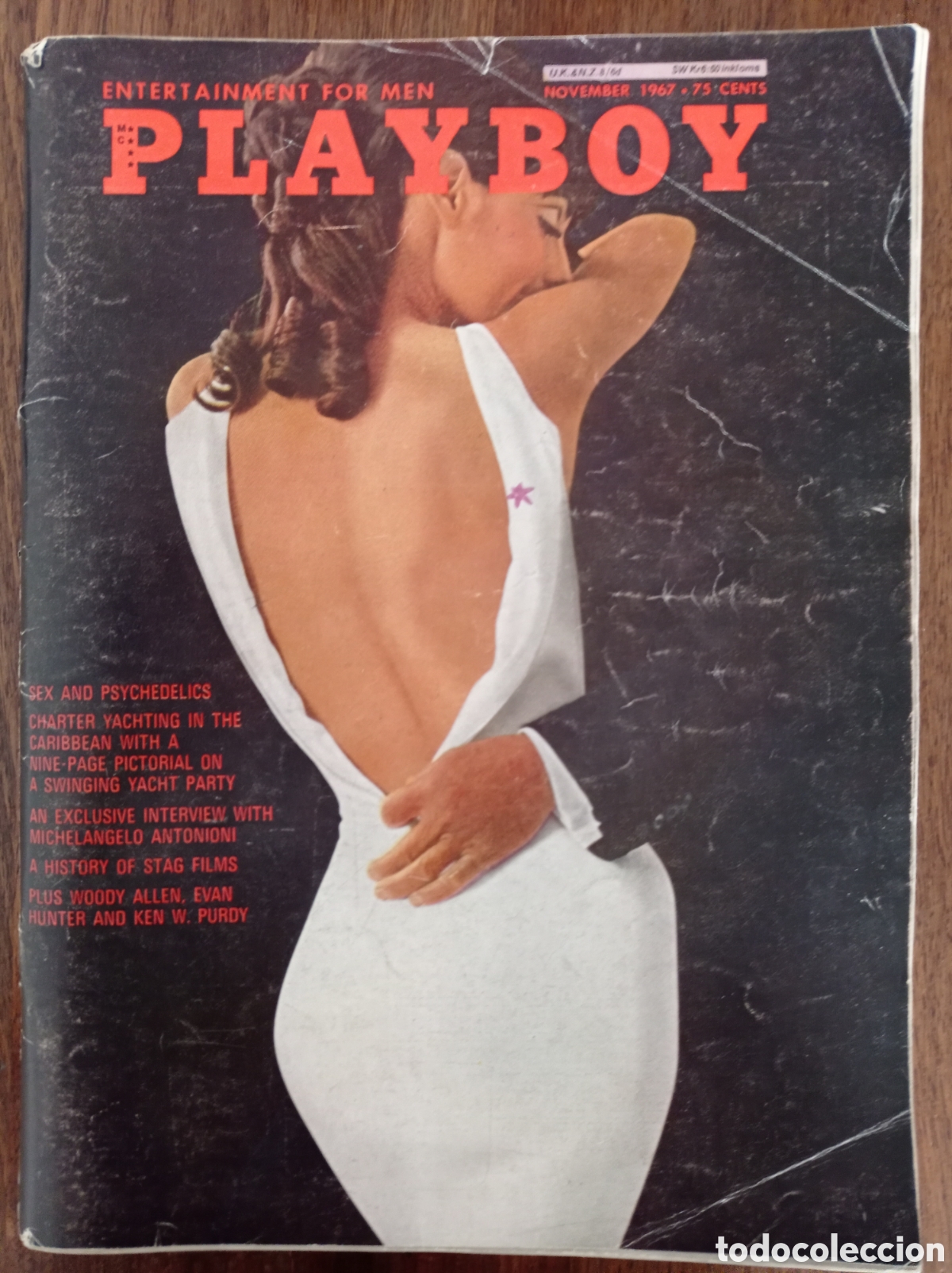 Revistas: PLAYBOY USA NOVEMBER 1967 PLAYMATE KAYA CHRISTIAN MICHELANGELO ANTONIONI INTEVIEW COVER BETH HYATT