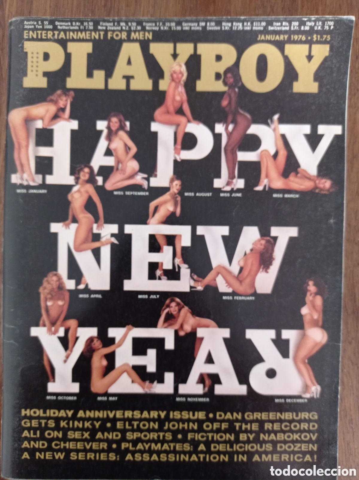 Revistas: PLAYBOY USA JANUARY 1976 ELTON JOHN