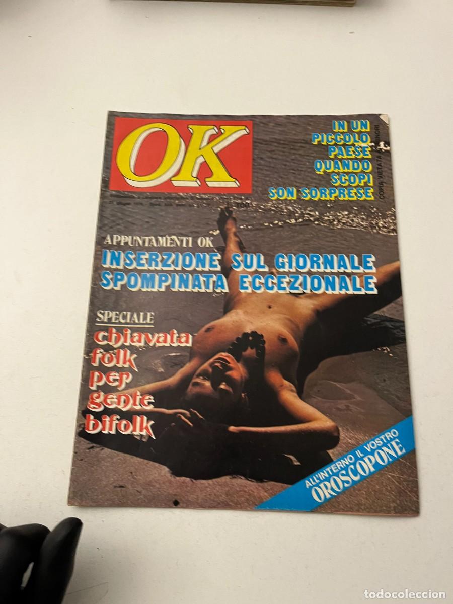 Revistas: (26/10/24)vintage magazine OK n. -pissing-orgy-animal-bizarre-(vedi foto)