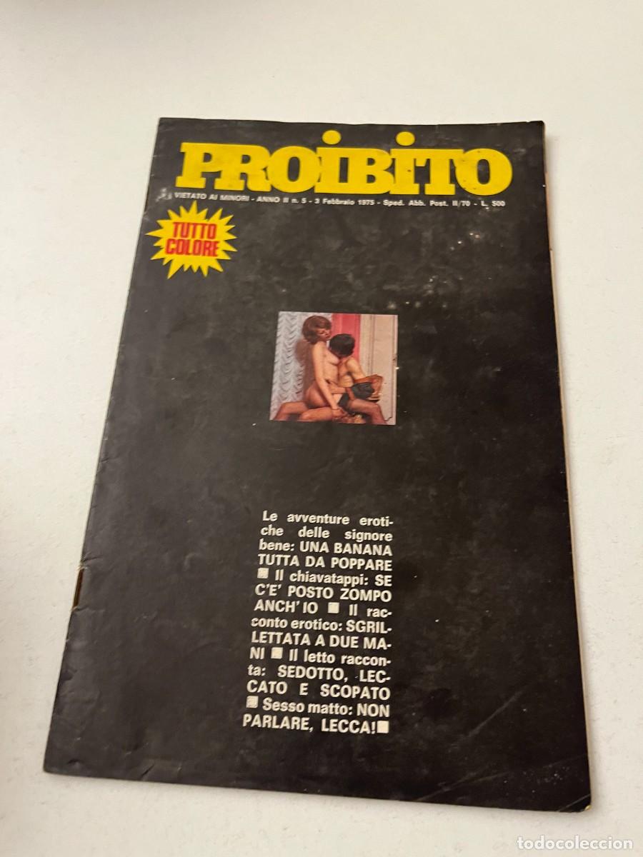 Revistas: (32/10/24) rivista tascabile Italiana vintage : PRoiBito n.5 -bizzarre-orgy-lesbian-gay-(vedi foto)