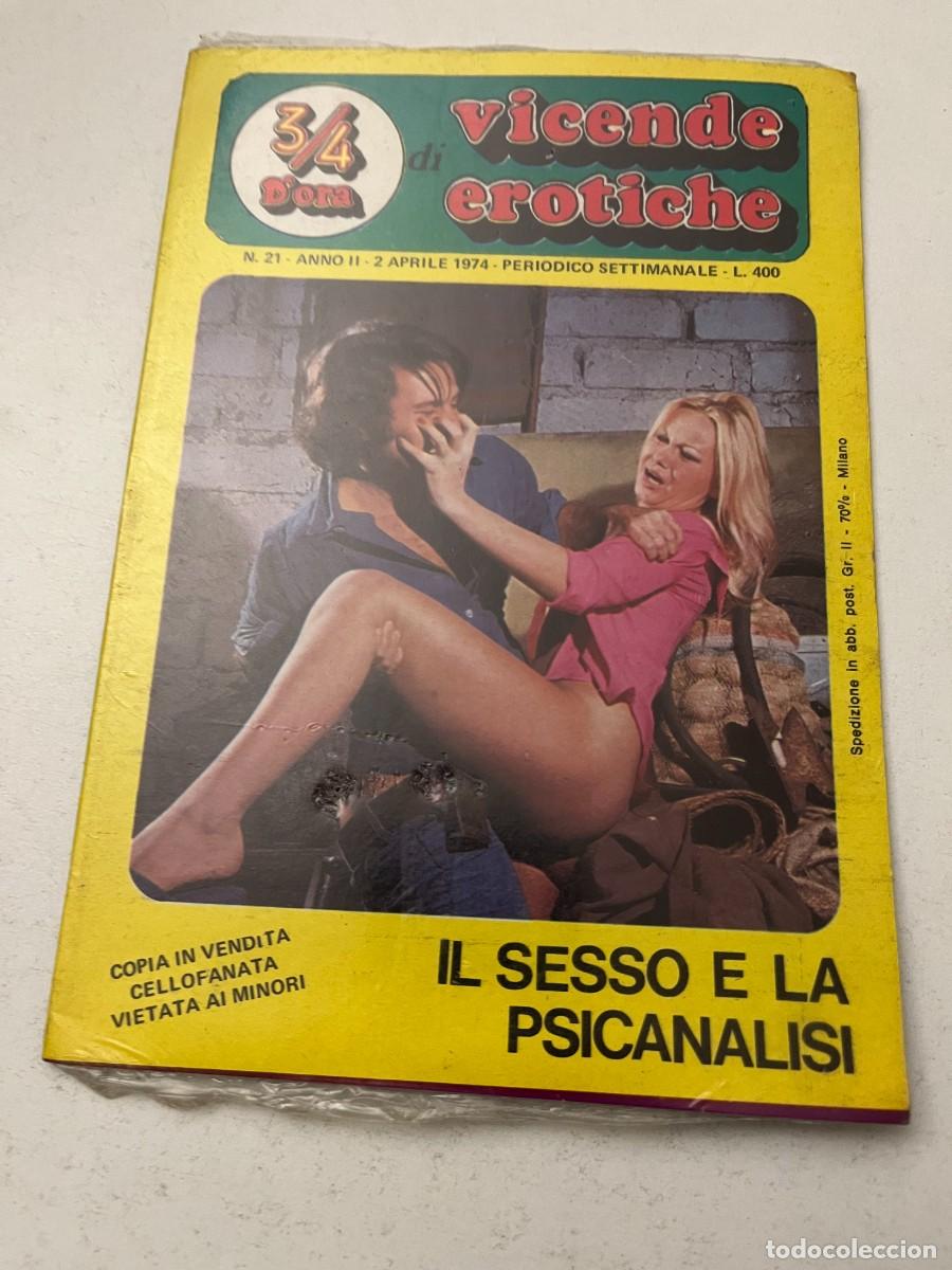 Revistas: (32/10/24)rivista tascabile Italiana vintage: 3/4 D'ORA VICENDE EROTICHE - NEW SEALED!!..-vedi foto