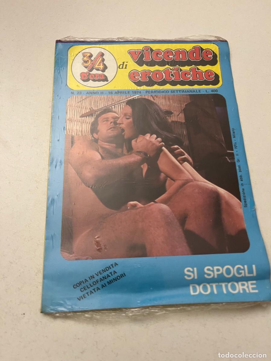 Revistas: (32/10/24)rivista tascabile Italiana vintage: 3/4 D'ORA VICENDE EROTICHE n.23 - NEW SEALED!!!..