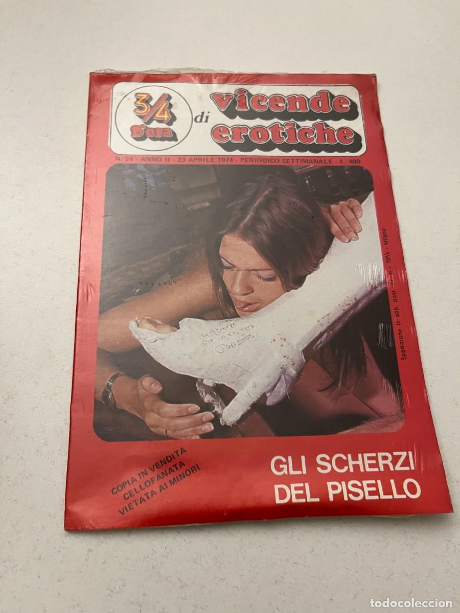 Revistas: (32/10/24)rivista tascabile Italiana vintage: 3/4 D'ORA VICENDE EROTICHE n.23 - NEW SEALED!!!..